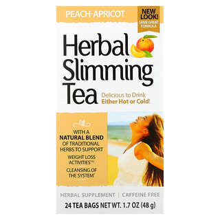 תה צמחים להרזיה - 21st Century אפרסק-משמש