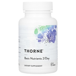 תוספי תזונה Thorne Basic Nutrients 2,Day - 60 כמוסות