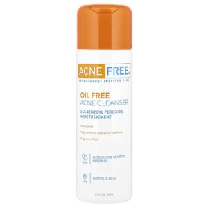 תכשיר ניקוי לפנים לעור שמן - Acne Free 237ml