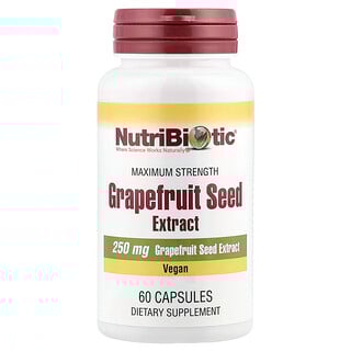 תמצית זרעי אשכוליות NutriBiotic - 60 כמוסות