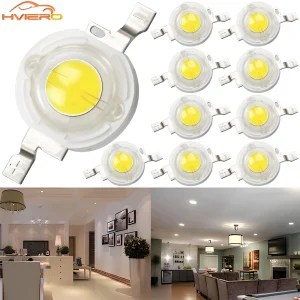 10 נורות לד עוצמתיות 3W צבעוניות SMD - מגוון צבעים