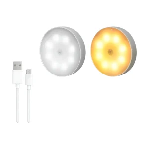 1,2,4 יח׳ מנורת לילה LED עם חיישן תנועה - לחדר