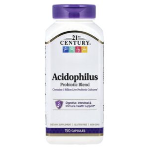21st Century Acidophilus - פרוביוטיקה 150 כמוסות