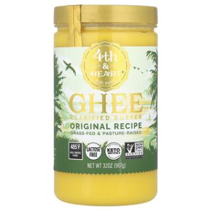 4th & Heart Ghee - חמאה מזוקקת, מתכון מקורי, 907 גרם