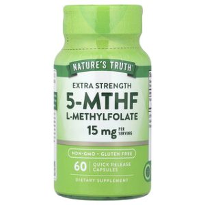 5-MTHF L-Methylfolate - כמוסות שחרור מהיר - Natures Truth