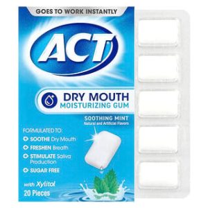 ACT, מסטיק לפה יבש עם קסיליטול - מנטה מרעננת