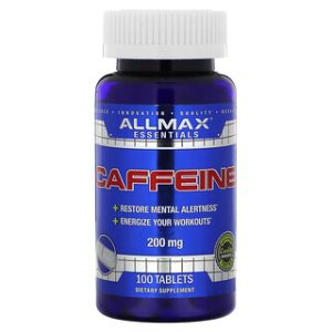 ALLMAX קפאין 200 מ"ג - 100 טבליות - אנרגיה וריכוז
