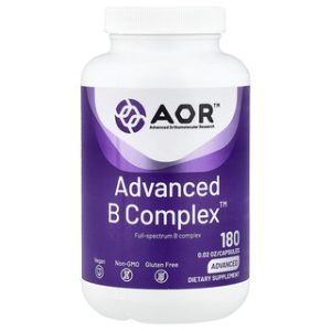 AOR Advanced B Complex - ויטמיני B מובחרים - 180 כמוסות