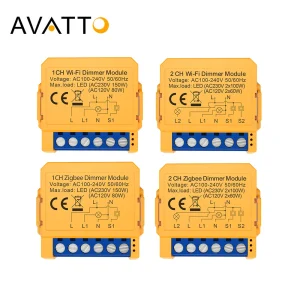 AVATTO Tuya דימר אור WiFi,ZigBee - שליטה חכמה מרחוק