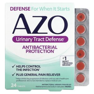 AZO Urinary Tract Defense - הגנה אנטיבקטריאלית - 24 טבליות