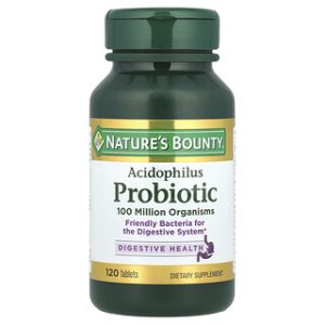 Acidophilus Probiotic - תוסף פרוביוטיקה 120 טבליות Natures Bounty