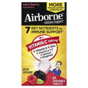 AirBorne - תמיכה חיסונית Very Berry - 64 טבליות