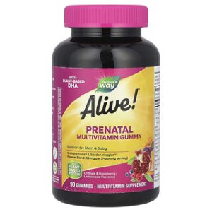 Alive! גומי מולטי ויטמין לנשים בהריון - 90 יחידות