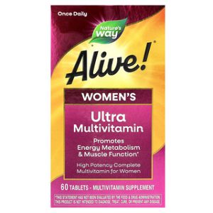 Alive! - מולטי ויטמין לנשים - 60 טבליות - Nature's Way