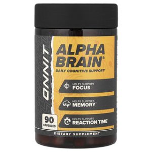 Alpha BRAIN® Onnit - כמוסות לשיפור הזיכרון 90 יחידות