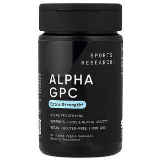 Alpha GPC Sports Research - כמוסות צמחיות לשיפור קוגניטיבי
