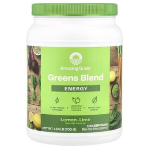 Amazing Grass Greens Blend - אנרגיה בטעם לימון-ליים