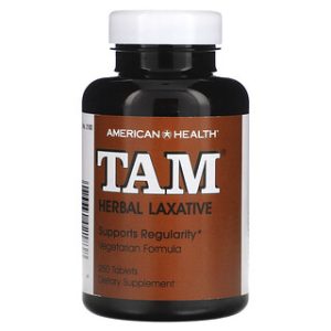 American Health Herbal Laxative - 250 טבליות - תמיכה בעיכול