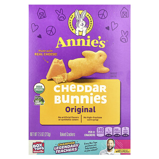 Annie's Cheddar Bunnies קרקרים אפויים - מקורי 7.5oz