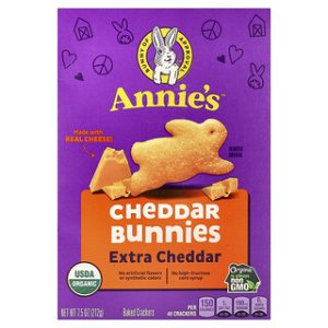 Annie's - בייגל אורגני צ'דר - צ'דר עשיר 212 גרם