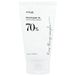Anua Heartleaf Soothing Cream - קרם הרגעה לעור רגיש 100 מ"ל