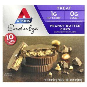 Atkins Endulge - כוסות חמאת בוטנים - 10 יחידות