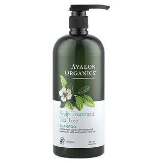 Avalon Organics שמפו לטיפול בקרקפת- עץ התה