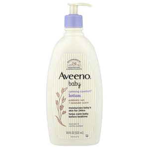 Aveeno Baby קרם גוף מרגיע- לבנדר וניל 532 מ"ל