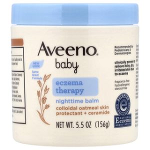 Aveeno Baby - קרם לילה לאקזמה ללא בישום - 156 גרם