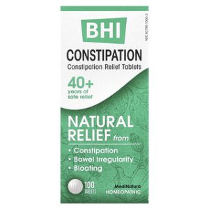 BHI Constipation Relief - כדורים להקלה על עצירות 100 יח'