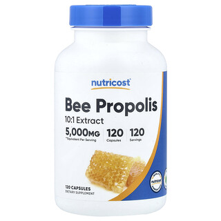 Bee Propolis 5000 מ"ג - 120 כמוסות - Nutricost