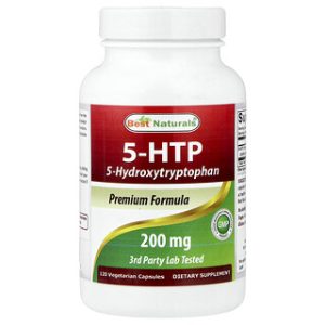 Best Naturals 5-HTP 200 מ"ג - 120 כמוסות צמחוניות