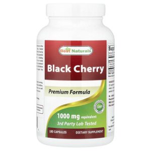 Best Naturals דובדבן שחור 1000 מ"ג - 180 כמוסות