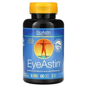 BioAstin® - אסטקסנטין הוואי לעיניים - 60 כמוסות רכות