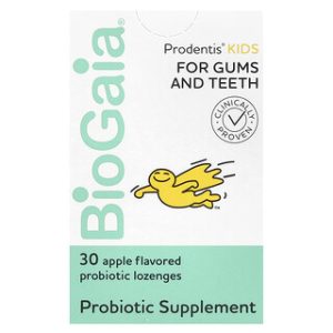 BioGaia Prodentis Kids- כדורי מציצה פרוביוטיים לתפוח- 30 יח'