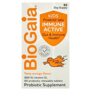 BioGaia Protectis Kids - כדורי לעיסה פרוביוטיים כתומים