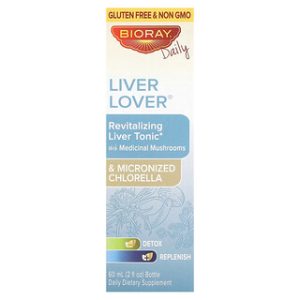Bioray Liver Lover - טוניק כבד מחדש - 60 מ"ל, ללא אלכוהול