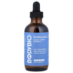BodyBio Remineralize- מינרלים חיוניים לבריאות 118 מ"ל