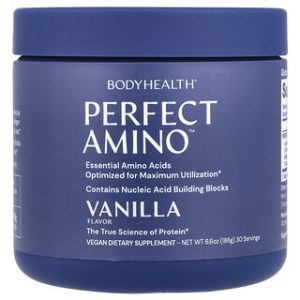 BodyHealth Perfect Amino וניל 186 גרם - תוסף חלבון איכותי