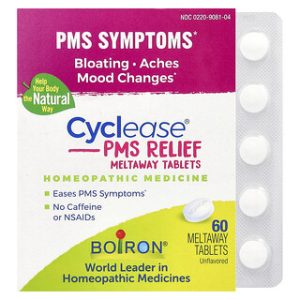 Boiron Cyclease PMS - טבליות מטה ללא טעם - 60 יח׳