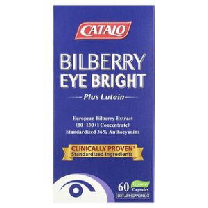 CATALO - לוטין לעיניים Bilberry 60 כמוסות