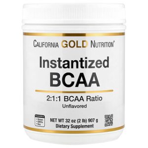 California Gold BCAA - אבקת BCAA נטולת טעם 907 גרם