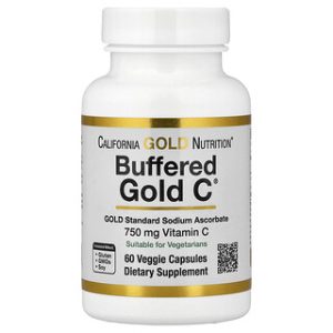 California Gold C - ויטמין C מופחת חומציות - 60 כמוסות