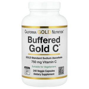 California Gold C ויטמין C - סודיום אסקורבט - 240 כמוסות