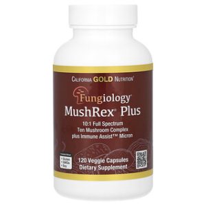 California Gold Fungiology MushRex פטריות- מורכב 120 כמוסות