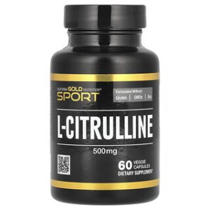 California Gold L-Citrulline 500 מ"ג - 60 כמוסות ספורט