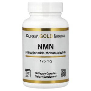 California Gold NMN 175 מ"ג - 60 כמוסות צמחוניות - תוסף בריאות