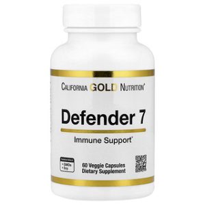 California Gold Nutrition Defender 7 - תוסף תזונה 60 כמוסות