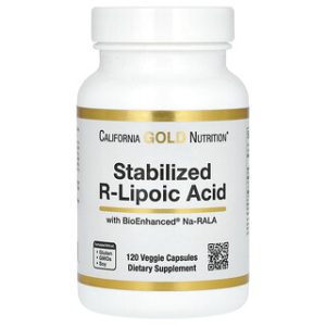 California Gold Nutrition R-ליפואית - 120 כמוסות צמחיות