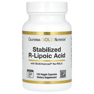 California Gold Nutrition R-ליפואית - 120 כמוסות צמחיות